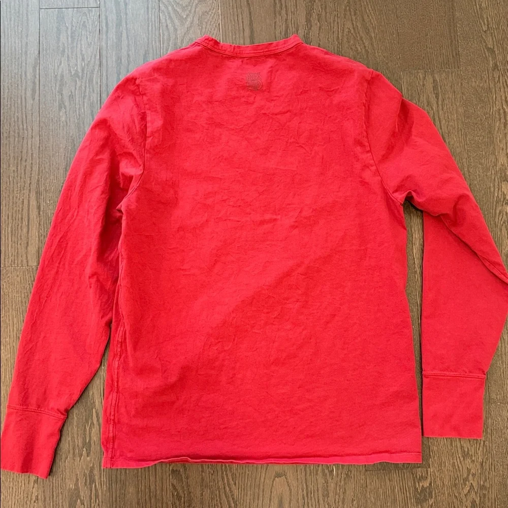 Burberry vintage red long sleeve large - Picture 5 of 6